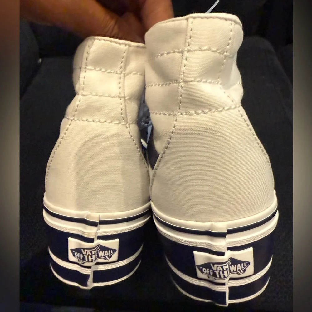 Vans Sk8‎ Hi Tapered Platform Sport Stripes Navy True White